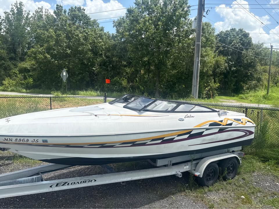 2000 Glastron Carlson csx 23 – 7.4l mpi big block v8 – rare sport boat – trailer included